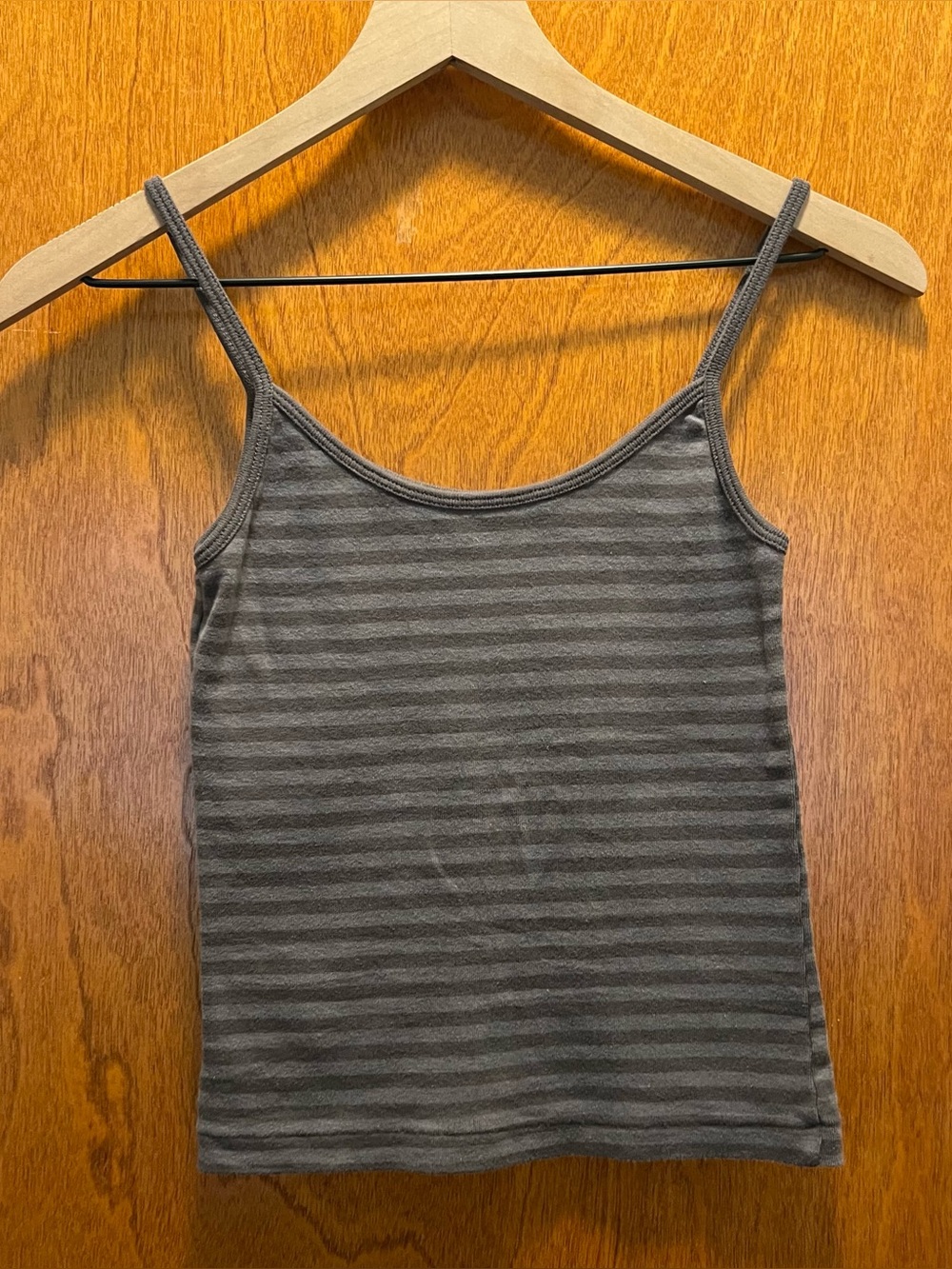 NWT Brandy Melville Grey Striped Tank Top